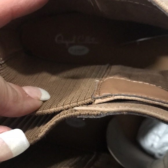 Dr. Scholl’s New Original Collection Mania Toasted Coconut Leather Wedge Boots - Picture 4 of 10